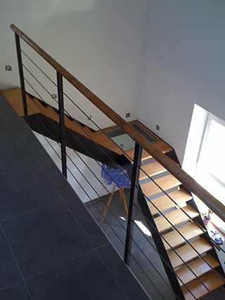 Sarralbe escalier double limons design et moderne