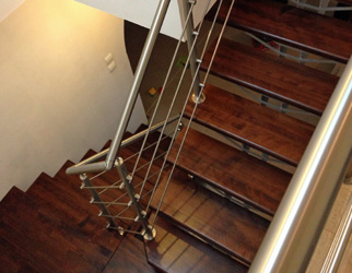 Sarrebourg escalier limon central design et moderne