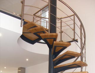 Sarreguemines escalier colimaçon hélicoidal design et moderne