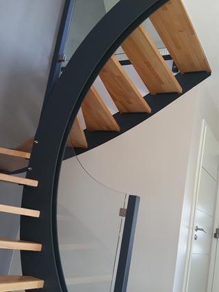 Metz escalier double limons design et moderne